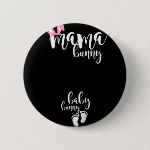 Macaron Rond 5 Cm Maman Lapin Bébé Lapin Maman enceinte Pâques Gross