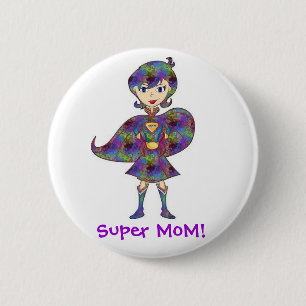 Macaron Rond 5 Cm Maman superbe !
