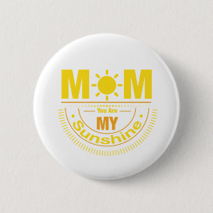 Macaron Rond 5 Cm Maman, tu es mon soleil