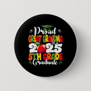 Macaron Rond 5 Cm Mamie super fière et drôle de la promotion 2025 5e