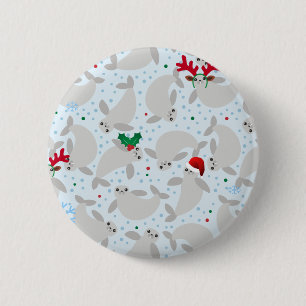 Macaron Rond 5 Cm manat de noël