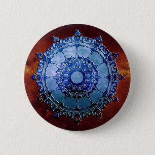 Macaron Rond 5 Cm Mandala celtique