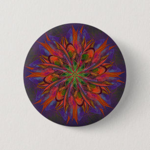 Macaron Rond 5 Cm Mandala de la vie