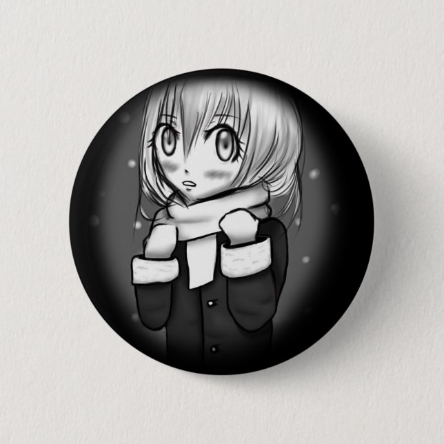 Macaron Rond 5 Cm Manga (Devant)