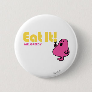 Macaron Rond 5 Cm Mange-Le Avec M. Greedy