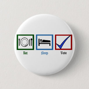 Macaron Rond 5 Cm Mange le sommeil vote