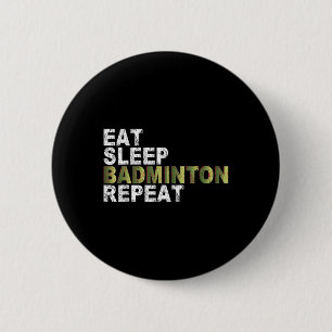Macaron Rond 5 Cm Manger Dormir Badminton Répéter