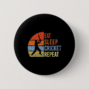 Macaron Rond 5 Cm Manger Dormir Cricket Répéter - Jeu de Cricket Drô