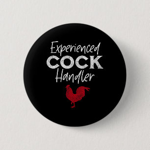 Macaron Rond 5 Cm Manipulateur Expérimenté Amoureux de Coq Drôle