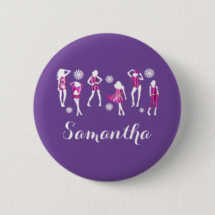 Macaron Rond 5 Cm Mannequins Girly de filles
