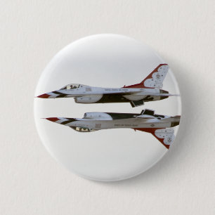 Macaron Rond 5 Cm Manoeuvre Thunderbirds - Miroir