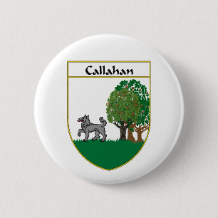 Macaron Rond 5 Cm Manteau de Callahan des bras/de crête de famille