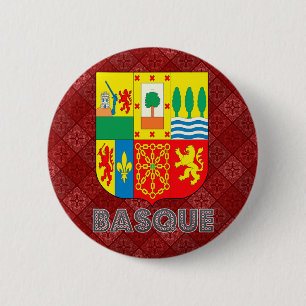 Macaron Rond 5 Cm Manteau des bras Basque