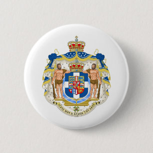 Macaron Rond 5 Cm Manteau des bras grec - Grèce