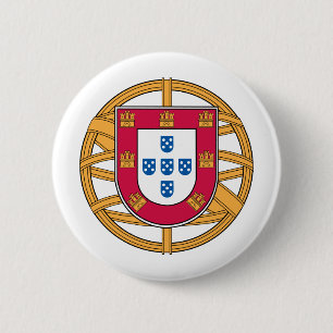 Macaron Rond 5 Cm Manteau des bras portugais