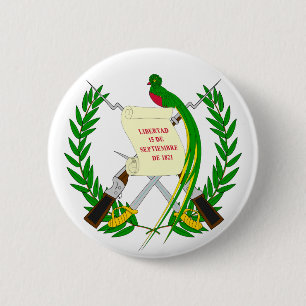 Macaron Rond 5 Cm Manteau du Guatemala de bouton de bras