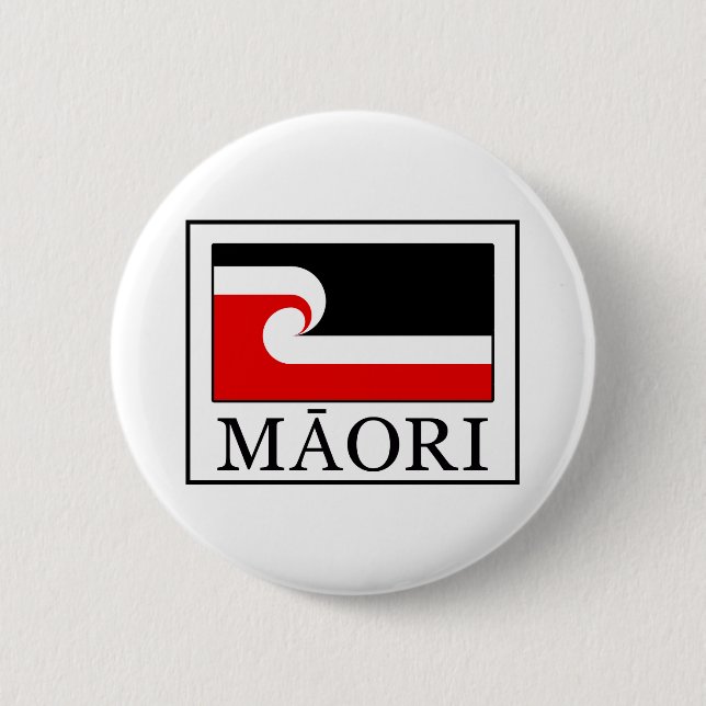 Macaron Rond 5 Cm Maori (Devant)