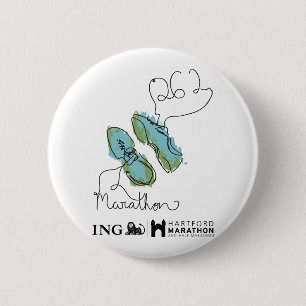 Macaron Rond 5 Cm Marathon de Hartford : Chaussures