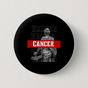 Macaron Rond 5 Cm Marathon T, Guerrier De Sensibilisation Au Cancer