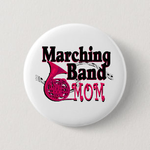 Macaron Rond 5 Cm Marching Band Mom/ French Horn