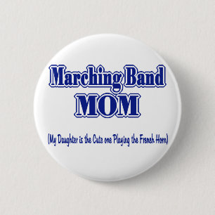 Macaron Rond 5 Cm Marching Band Mom/ French Horn