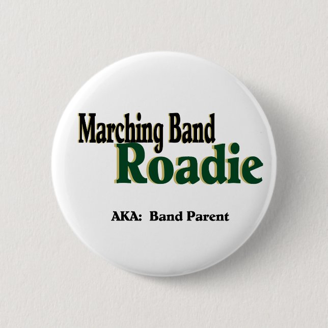 Macaron Rond 5 Cm Marching Band Roadie (Devant)