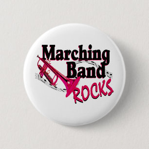 Macaron Rond 5 Cm Marching Band Rocks