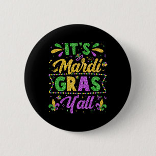 Macaron Rond 5 Cm Mardi Gras 2025 Chemises Hommes Femmes Enfants C'e