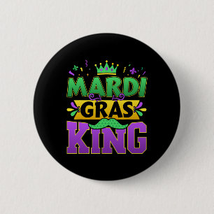 Macaron Rond 5 Cm Mardi Gras King Pour Le Costume De Carnaval De La 
