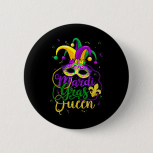 Macaron Rond 5 Cm Mardi Gras Queen Parade Costume Party Femmes Cadea