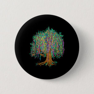 Macaron Rond 5 Cm Mardi Gras Tree Beads Nouvelle-Orléans 2025 Aquare