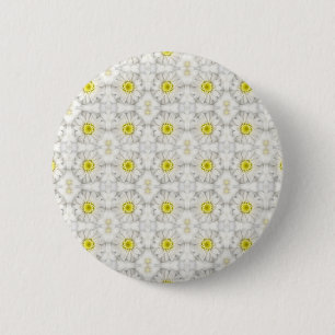 Macaron Rond 5 Cm Marguerites