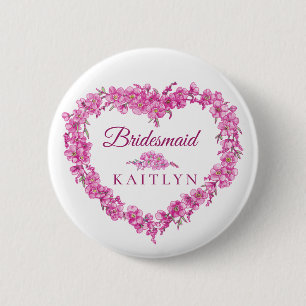 Macaron Rond 5 Cm Mariage de la femme de chambre de 