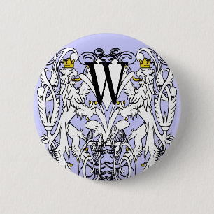 Macaron Rond 5 Cm Mariage Renaissance Lion Rampant