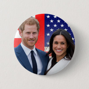 Macaron Rond 5 Cm Mariage royal du prince Harry et Meghan Markle