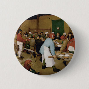 Macaron Rond 5 Cm Mariage rural par Pieter Bruegel l'aîné