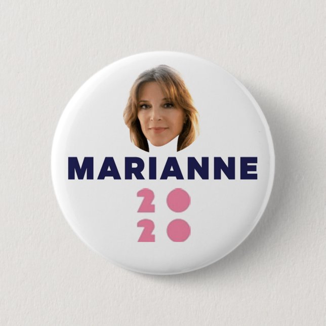 Macaron Rond 5 Cm Marianne Williamson 2020 (Devant)