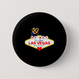 Macaron Rond 5 Cm Mariée de mariage à Las Vegas Marié sous la douche