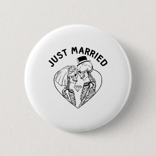 Macaron Rond 5 Cm Mariée mariée mariée mariée mariée Skeleton Couple