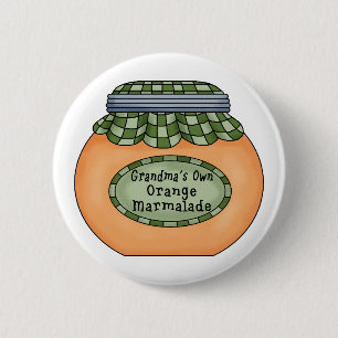 Macaron Rond 5 Cm Marmalade d'Orange