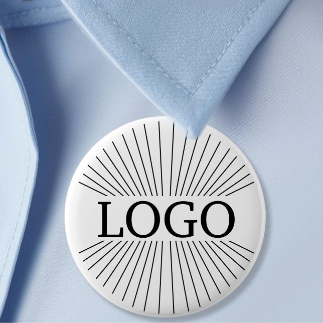 Macaron Rond 5 Cm Marque de la société LOGO (LOGO company branding Button)