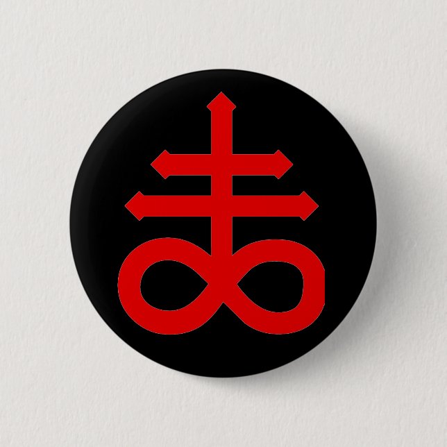 MACARON ROND 5 CM MARQUE DU DIABLE (Devant)