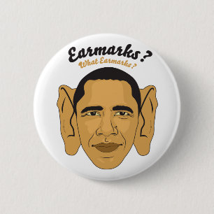 Macaron Rond 5 Cm Marques de Barack Obama : "Ce qui affecte ?"
