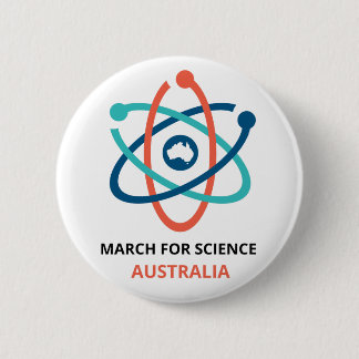 Macaron Rond 5 Cm Mars pour la Science - Australie -