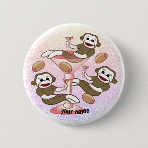 Macaron Rond 5 Cm Martini au monkey