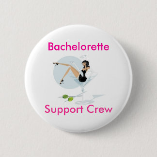 Macaron Rond 5 Cm martini_girl, Bachelorette, équipage de soutien