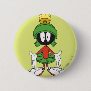 Macaron Rond 5 Cm MARVIN LE MARTIAN™ Confus