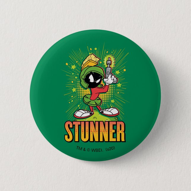 Macaron Rond 5 Cm MARVIN MARTIAN™ - Stunner (Devant)