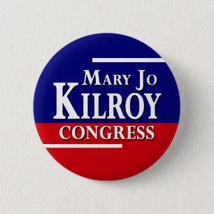 Macaron Rond 5 Cm Mary Jo Kilroy pour le Congrès