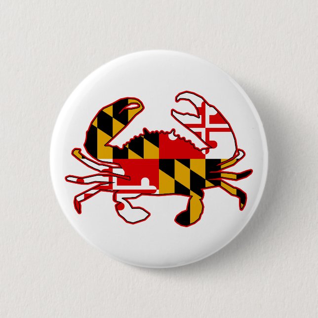 Macaron Rond 5 Cm Maryland Flag (Devant)